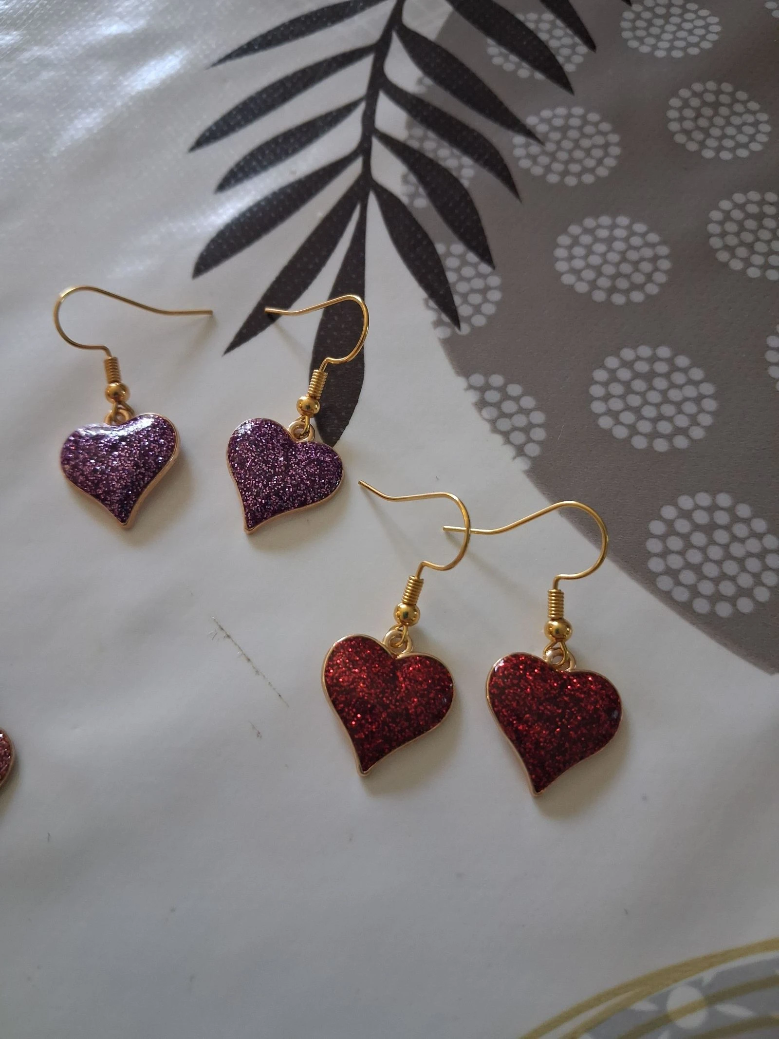 Set van 3 paar hartvormige oorbellen – photo 3